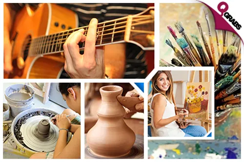 From QR50 Be Creative with Painting, Guitar OR Pottery Lessons for Children OR Adults! (Up to QR200 Value)